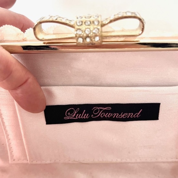 Lulu Townsend Pink Clutch Bag - Picture 3 of 7